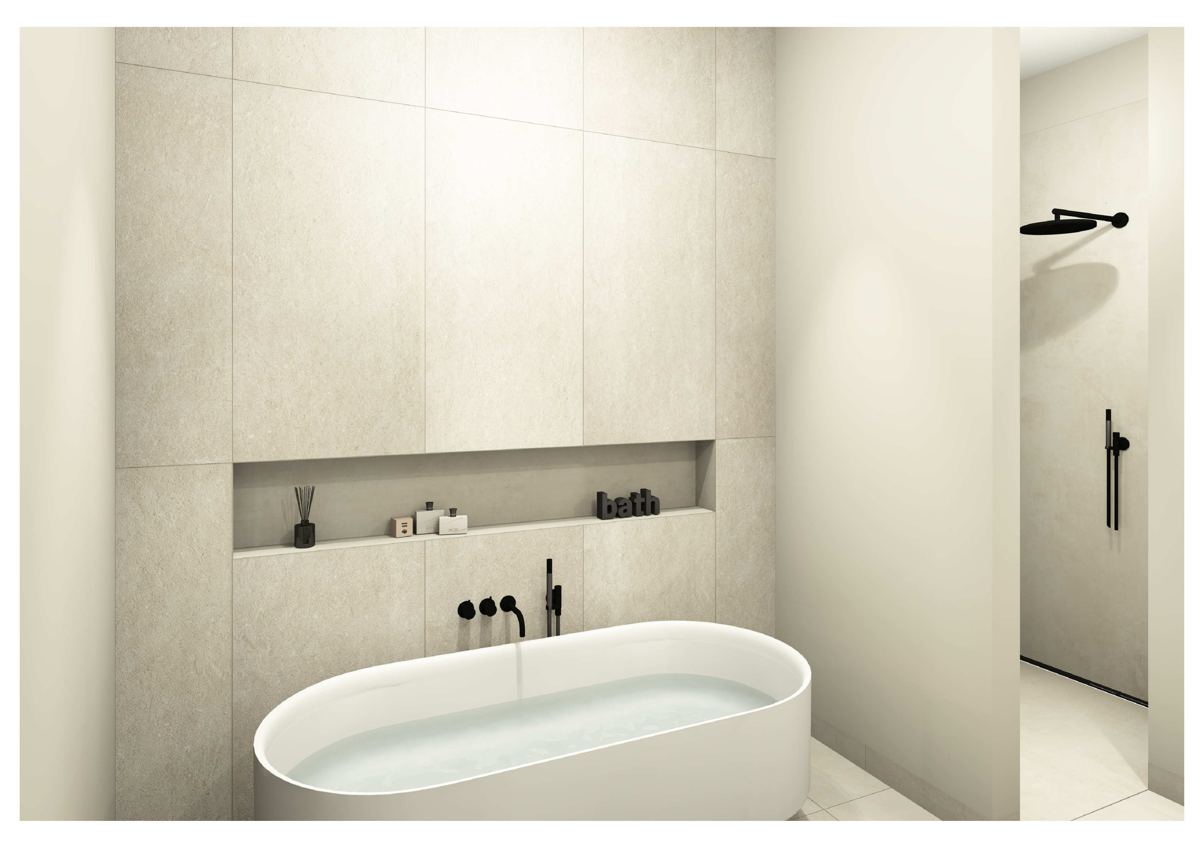 Vorschaubild: Badewanne und Nische